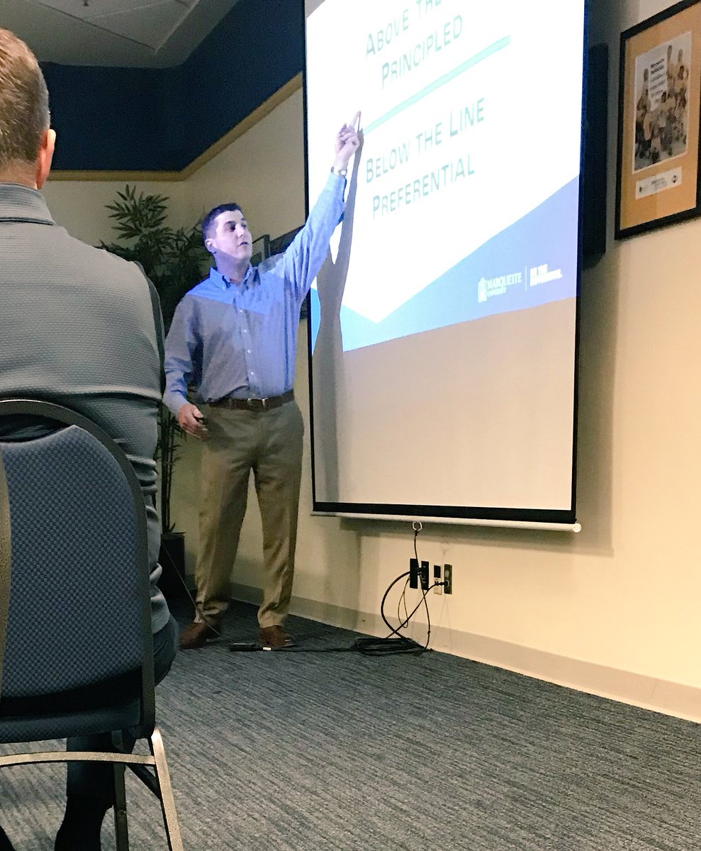 CoachSkeete's tweet photo. Completely inspiring development session with @MUcoachAmplo this morning!! Connection and clarity!!! Truly a M.V.P session!! Thank you! #leaveYourMarq #WeAreMarquette 💙💛💙💛💯💯#missionVisionPurpose https://t.co/Sd75xjvOL7