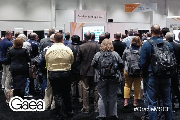 gaeaglobal's tweet photo. Fantastic turnout! Thanks to everyone who attended Gaea's presentation at #OracleMSCE! https://t.co/a2FYFwSCst