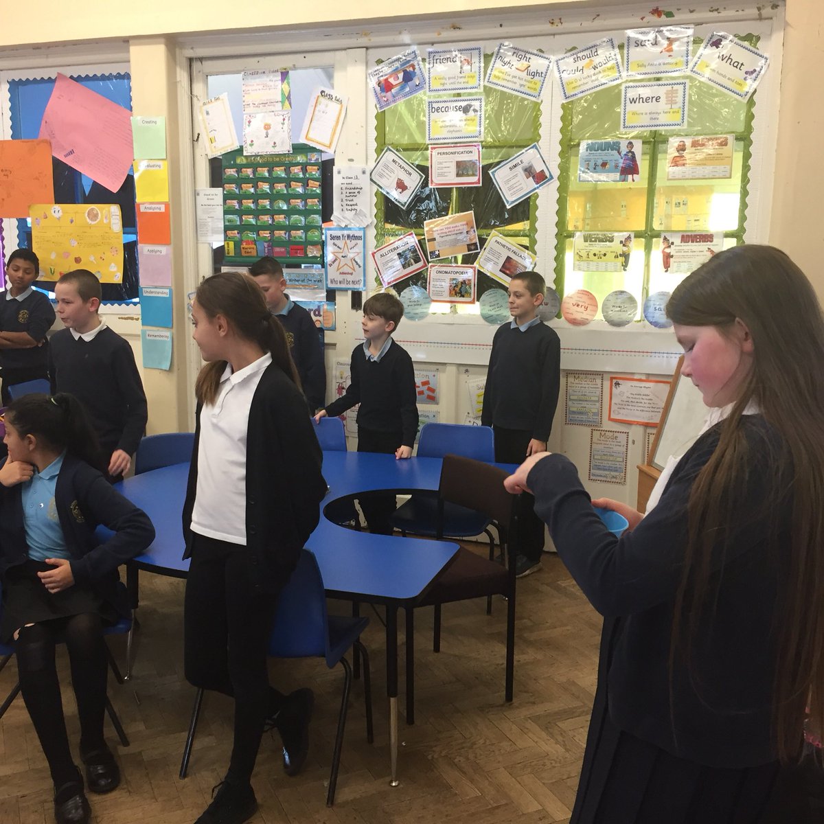 BadenPowellPS's tweet photo. Class 13 have been playing Helpwr Heddiw game- Camau @BadenPSY6 https://t.co/T7goFRzz2H