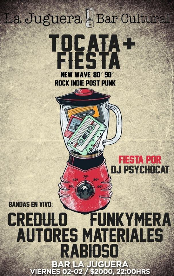 Amig@s los esperamos este sábado en el Bar la Juguera en calle Santa Filomena 126, Santiago. Los esperamos!! 😎