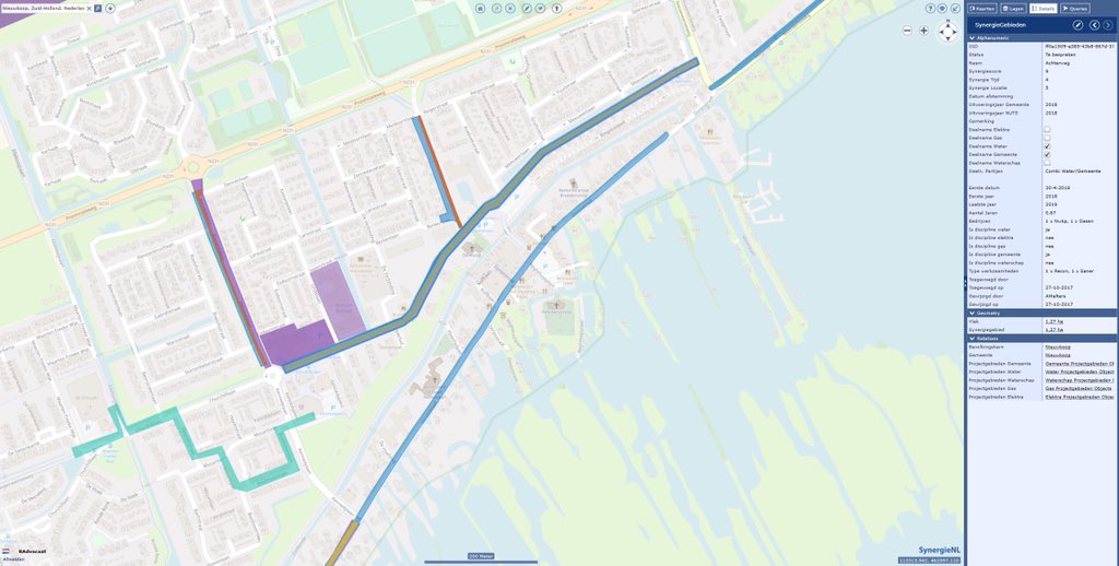 Oasendrinkwater's tweet photo. Betere afstemming projecten nutsbedrijven en gemeenten dankzij nieuwe online tool @SynergieNL_ https://t.co/7jNfat0mfk https://t.co/6uOO9AE0RH