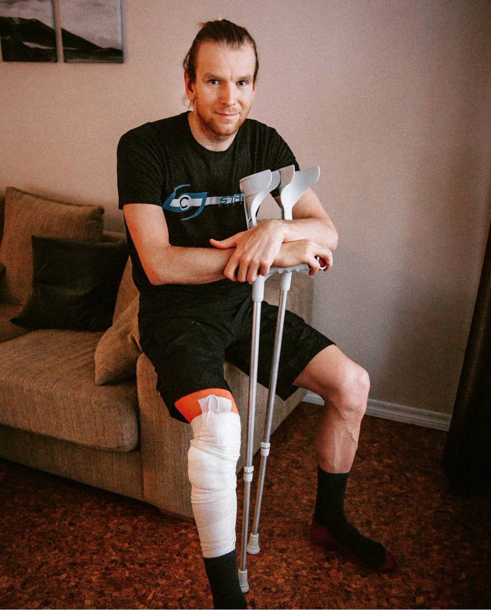 IMTrinews's tweet photo. Via @kirill.kotsegarov To be able to perform on the highest level in the future, I had to make a tough decision of getting a surgery. It was really uncommon and complicated injury that I hope is in the past now. #6weeksnorunning #moveon #couchmode https://t.co/dQbnndBVQW