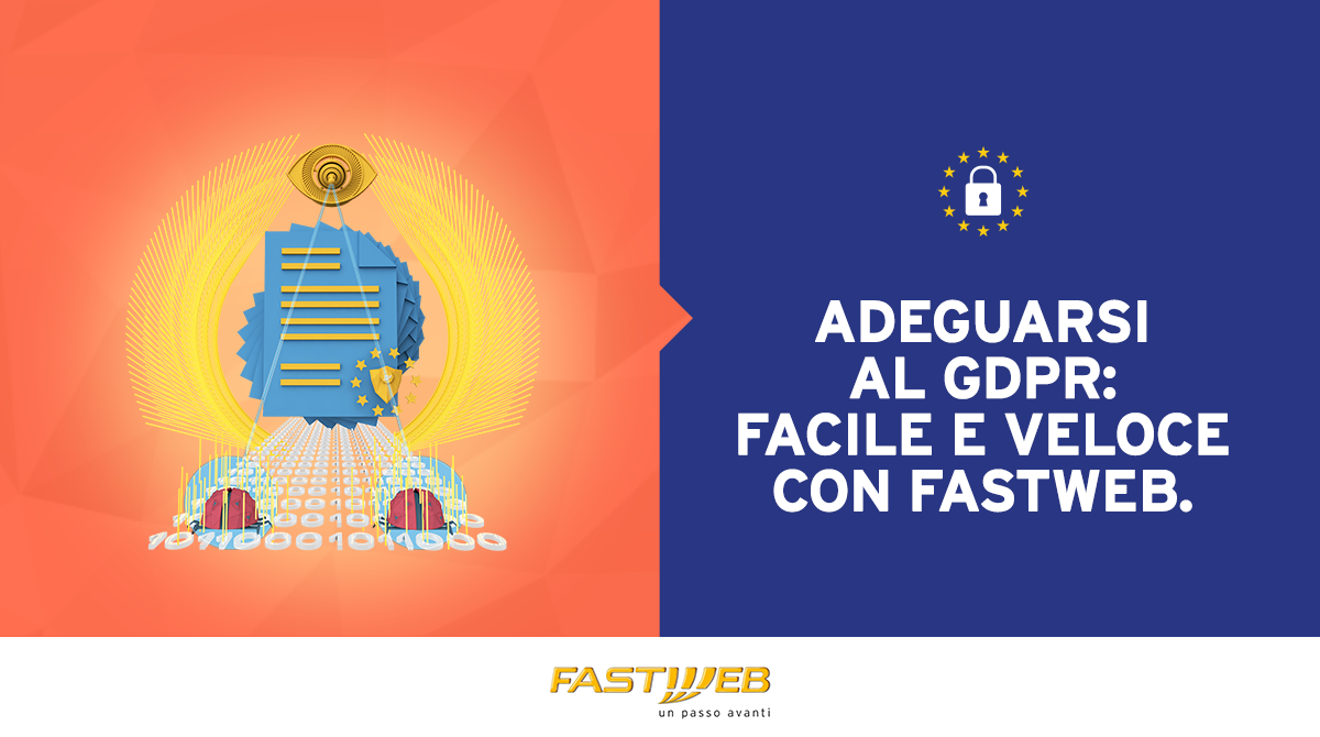 FASTWEB's tweet photo. Grazie alla nostra suite di servizi integrati il GDPR non spaventa più. Scopri come è facile adeguarsi al nuovo regolamento: https://t.co/Aoboxw0ehM https://t.co/uyVfsKKkrV