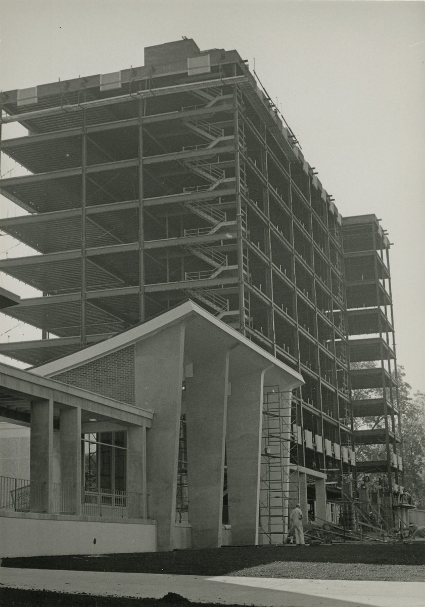 longwoodu's tweet photo. Change is in the air for Curry and Frazer Halls with the transformation of Frazer beginning in May. For #ThrowbackThursday let’s take a look at Frazer circa 1969 when it was first under construction. https://t.co/hMTPlCBB0B