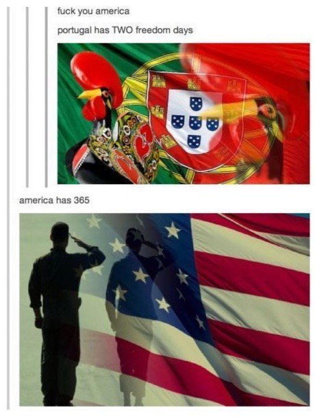 Happy National Freedom Day. Merica.