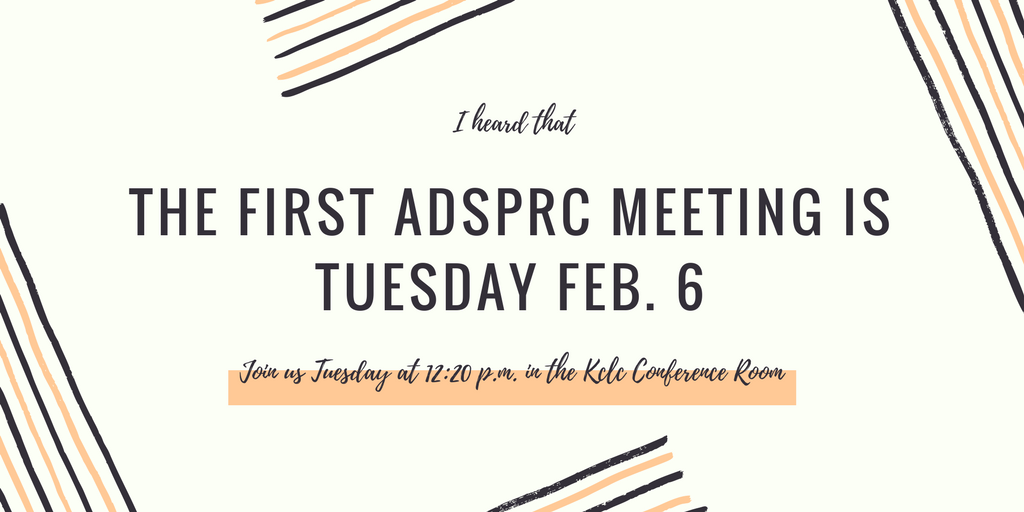 ADSPRC_lions's tweet photo. Psst! Our first meeting of the semester is Tuesday, Feb. 6th at 12:20 p.m. in the KCLC conference room in Spellman! Join us as we discuss our plans for the semester and learn more about the club! https://t.co/PbSggzpasA