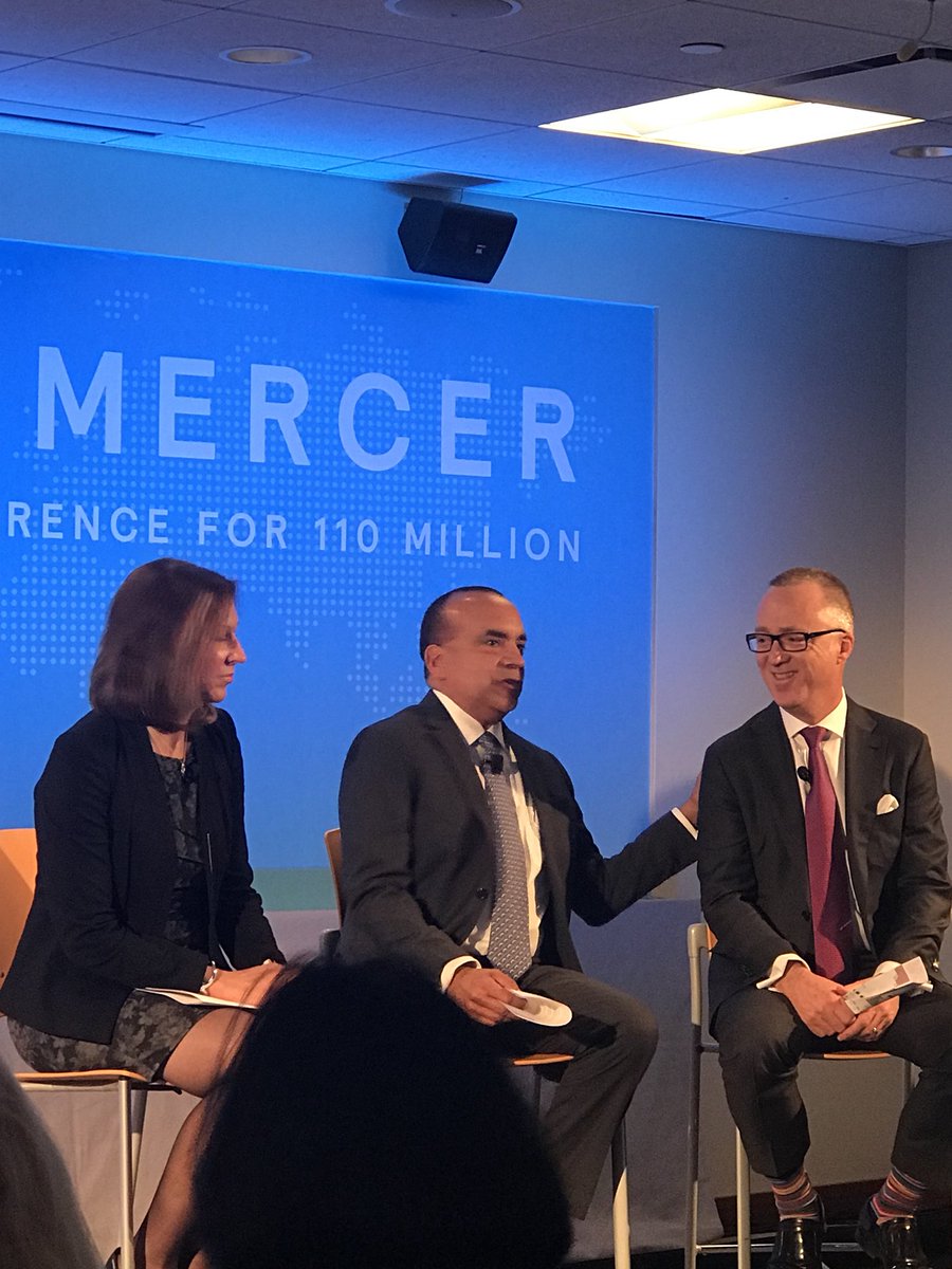 vineetwtr's tweet photo. Listening to our CEO @JAPortalatin point out some of the greatest technology companies chose @mercer to serve their employees everyday. Imagine the possibilities when we partner with them to innovate even more! https://t.co/kbWSM9ye5e