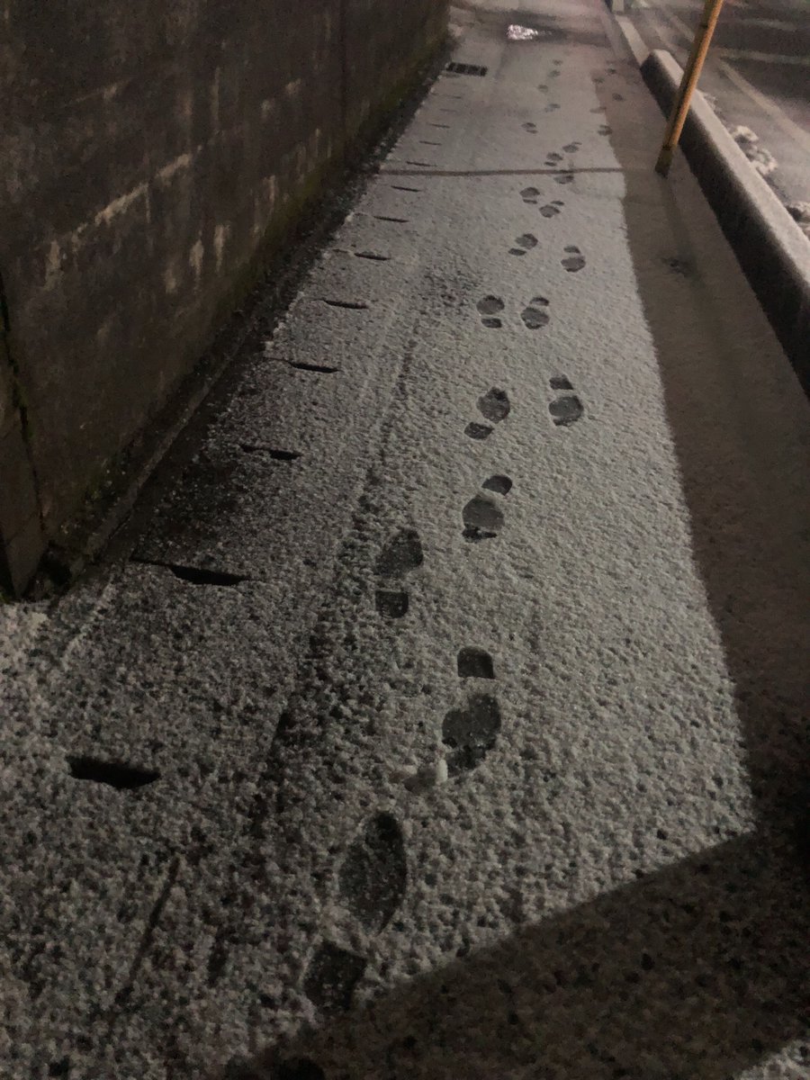 少しずつ積もってきましたね〜 ^_^

雪を見ながら、深夜の散歩 (笑)