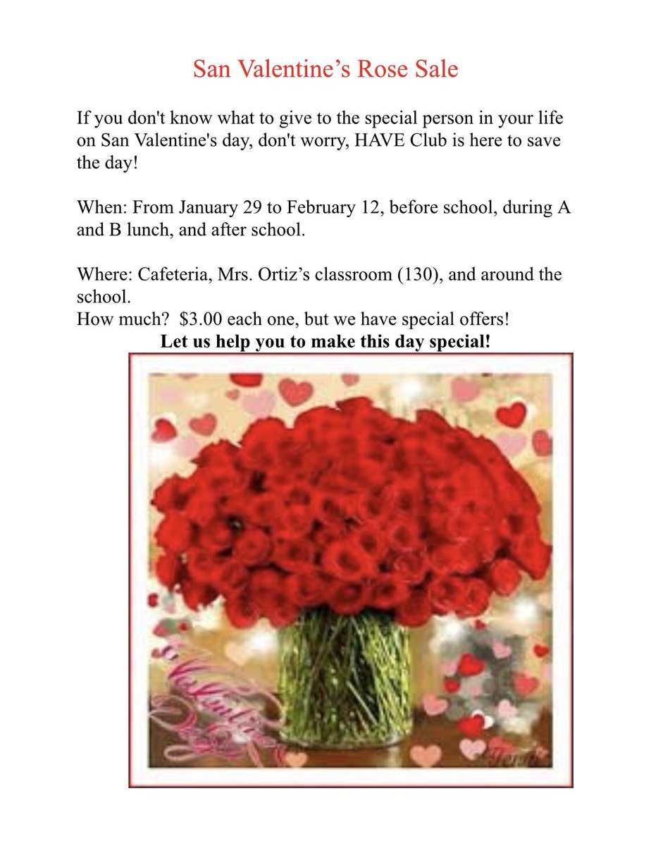 The HAVE Club is hosting a sale for Valentine’s Day! Get your special someone something sweet this year!