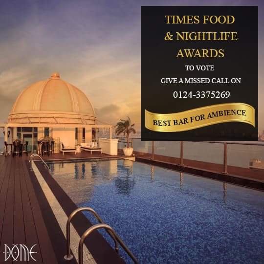 InterConMD's tweet photo. #Dome has been nominated for the 'Best Bar For Ambience' at the Times Food &amp; Nightlife Awards 2018! Show us some love and dial-in at 0124-3375269. #VoteForDome

#timesfoodandnightlifeawards #bestbar #vote #callnow #times #rooftop #rooftopbar #awards #mumbai https://t.co/sxvfN4swrk