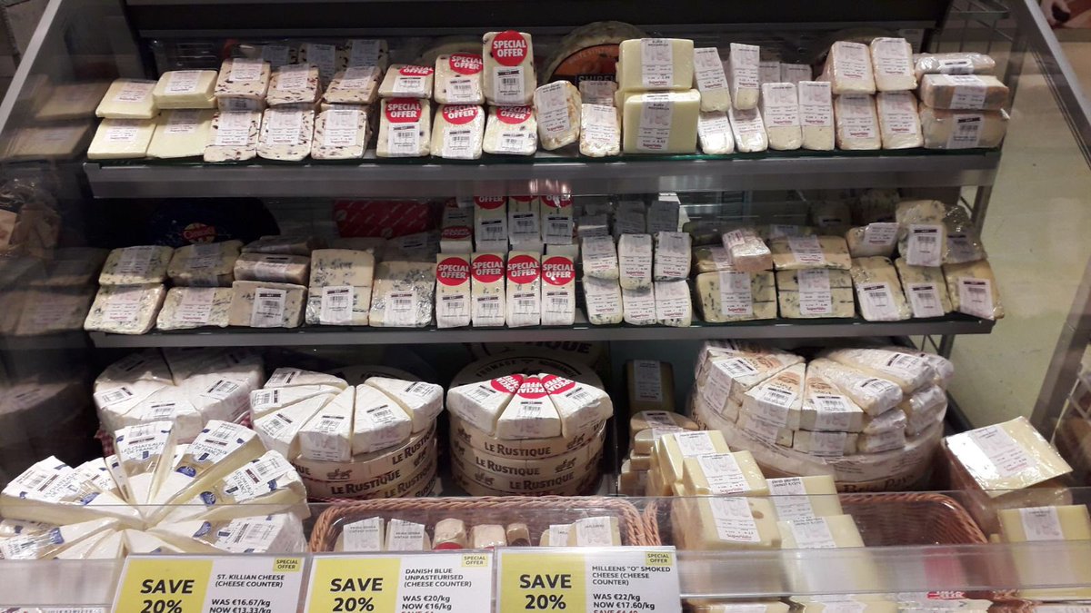 Do you love #cheese as much as we do? Pop down to #SvCastletroy and choose from our delicious range of cheeses that are cut fresh in store each day!!!