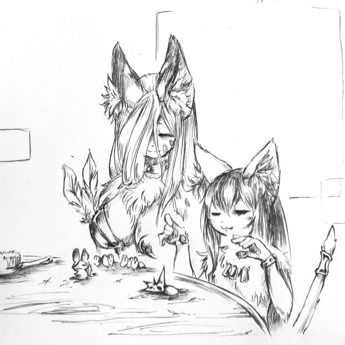 #KeMoFan
～抜け毛アート講座～ 