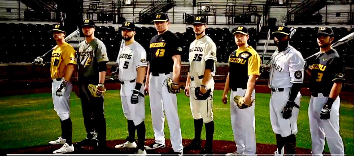 mizzou baseball uniforms