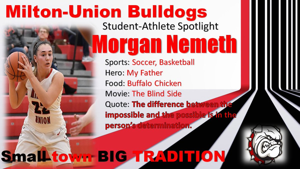 Student-Athlete Spotlight!  Morgan Nemeth