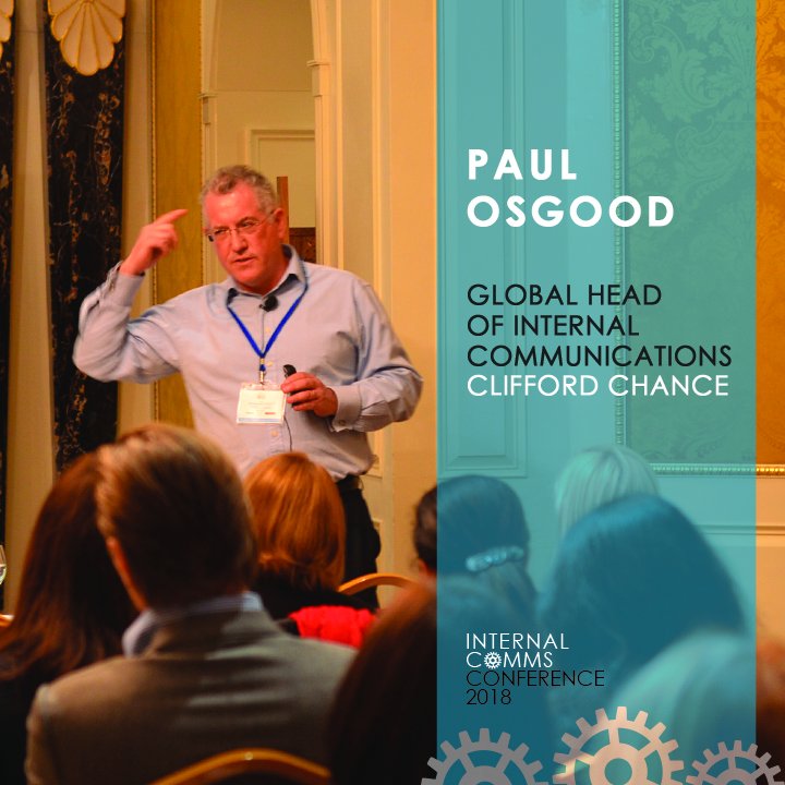 BOC_UK's tweet photo. We are happy to announce that Paul Osgood (@sfagosling), Global Head of Internal Communications of Clifford Chance LLP, will be presenting at the 6th Annual IC Conference 2018. Book your place here: https://t.co/2D1CdWNCx8 #ICConference #BOCEvents https://t.co/wvX8aZMzSW
