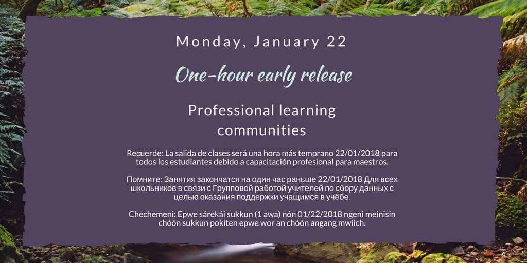 VancouverSD's tweet image. Early release on Monday!