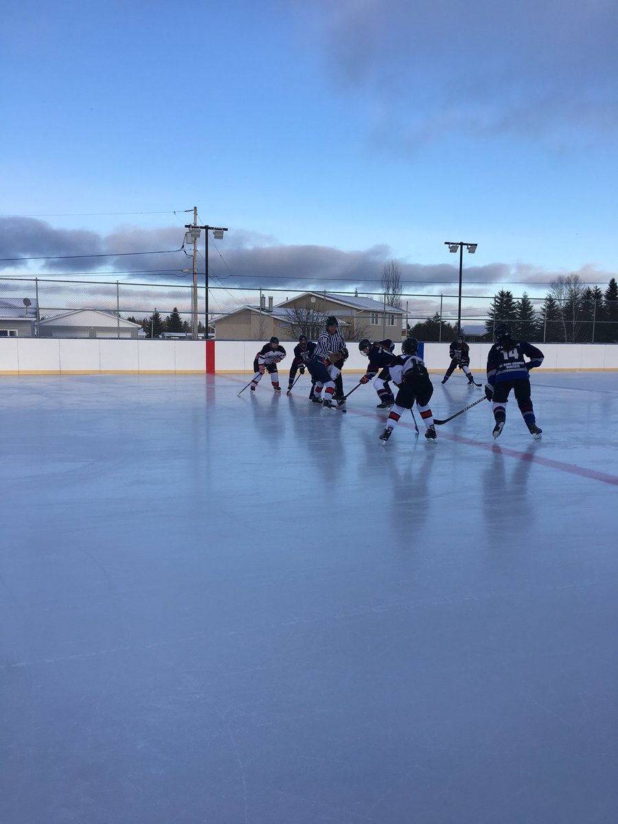 PierreDorval's tweet photo. Kapuskasing Jags vs Hearst Ice Cats celebrating hockey in Val-Rita Ontario. #hockeyday https://t.co/nDu1TE7Dit