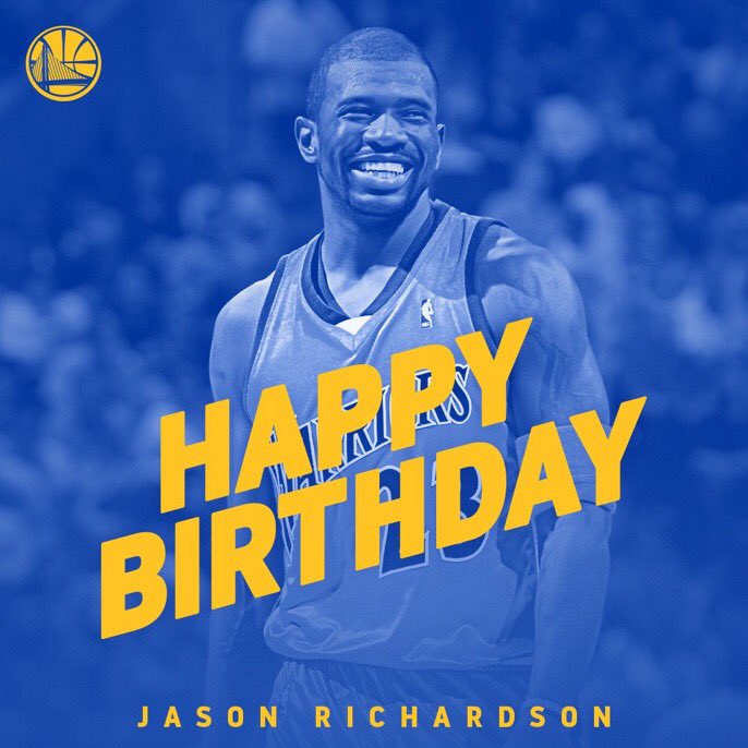 Help us wish Jason Richardson a very happy birthday 