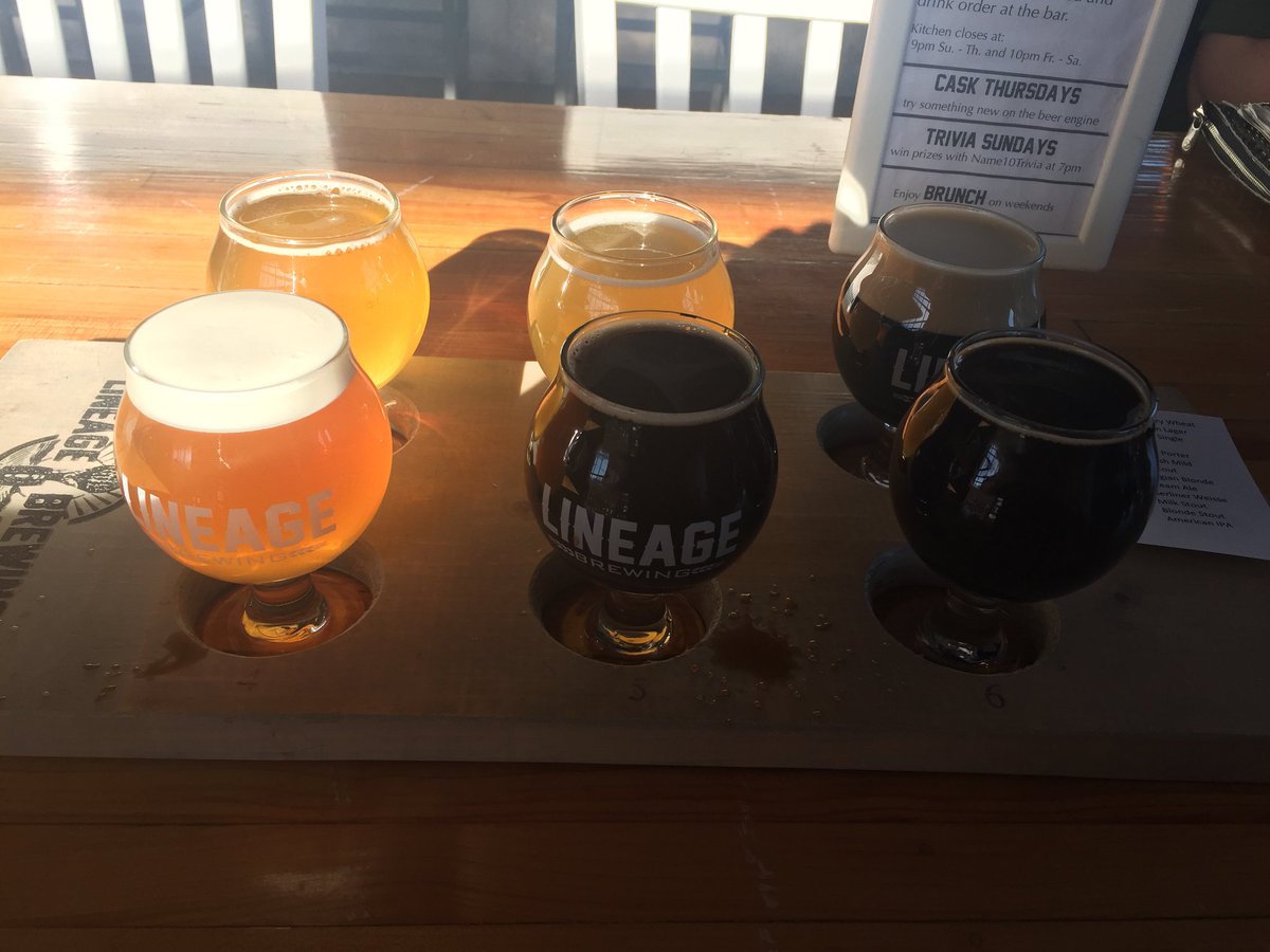 MayorofMaynard's tweet image. First time @LineageBrew &amp;amp; it was delicious 🤤!!!