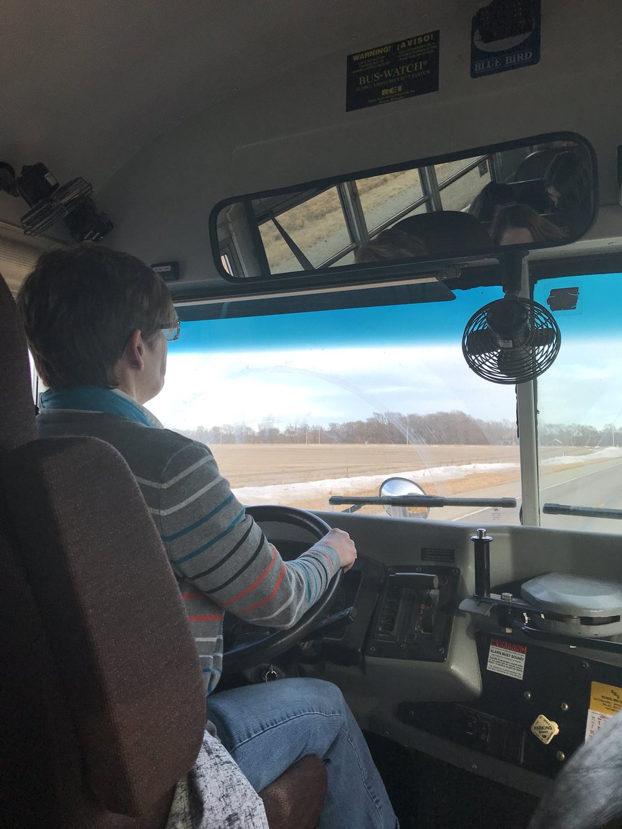 cchsdramaspeech's tweet photo. Thanks to our bus driver, Kim! She did a great job on her maiden voyage with a CC team; above and beyond the call of duty! #HonorCC #WeAreHappyCC #DailyShoutOutCC https://t.co/gPv1MV61Qu