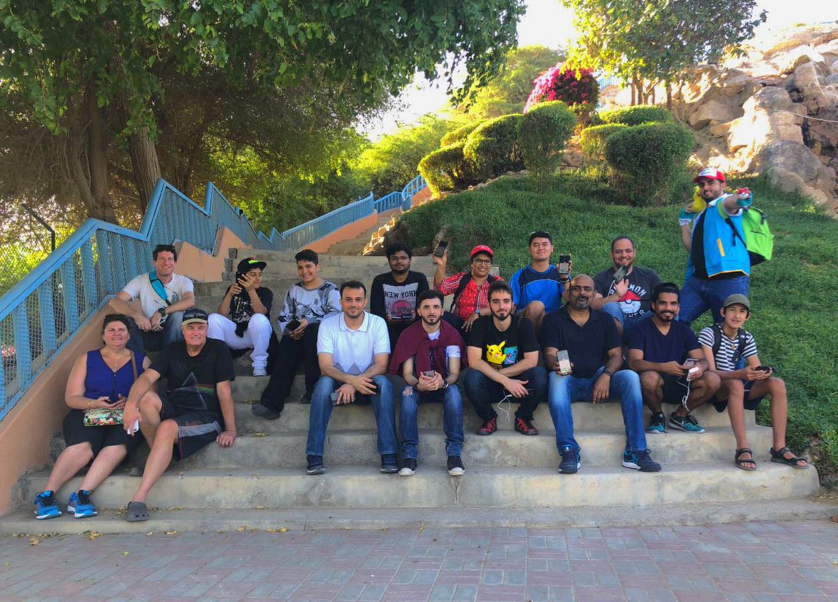 PokemonGoOman's tweet photo. Hey @PokemonGoApp here is @PokemonGoOman after the Community Day! https://t.co/0HlbCmCpmr