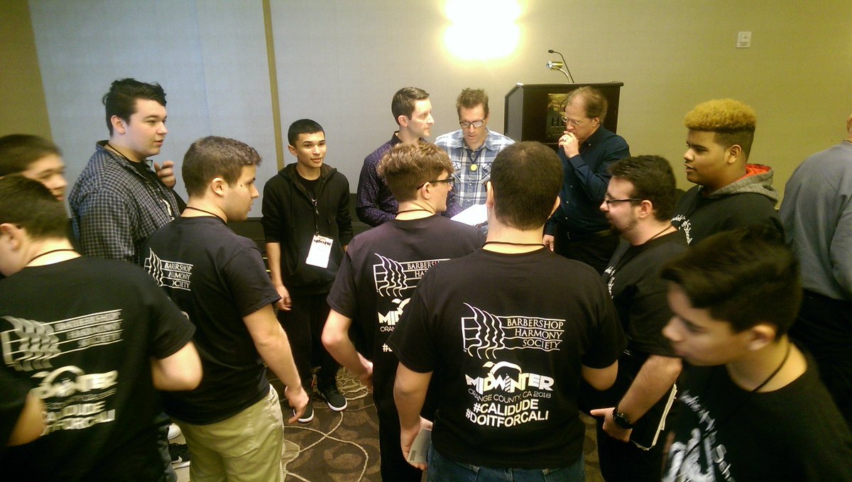 KristiAdams146's tweet image. My kids had the chance to meet, chat with &amp;amp; SING with the Main Street Quartet, the 2017 International Barbershop Championship winners. They also signed autographs for the boys &amp;amp; taught them music. #calidude #doitforcali