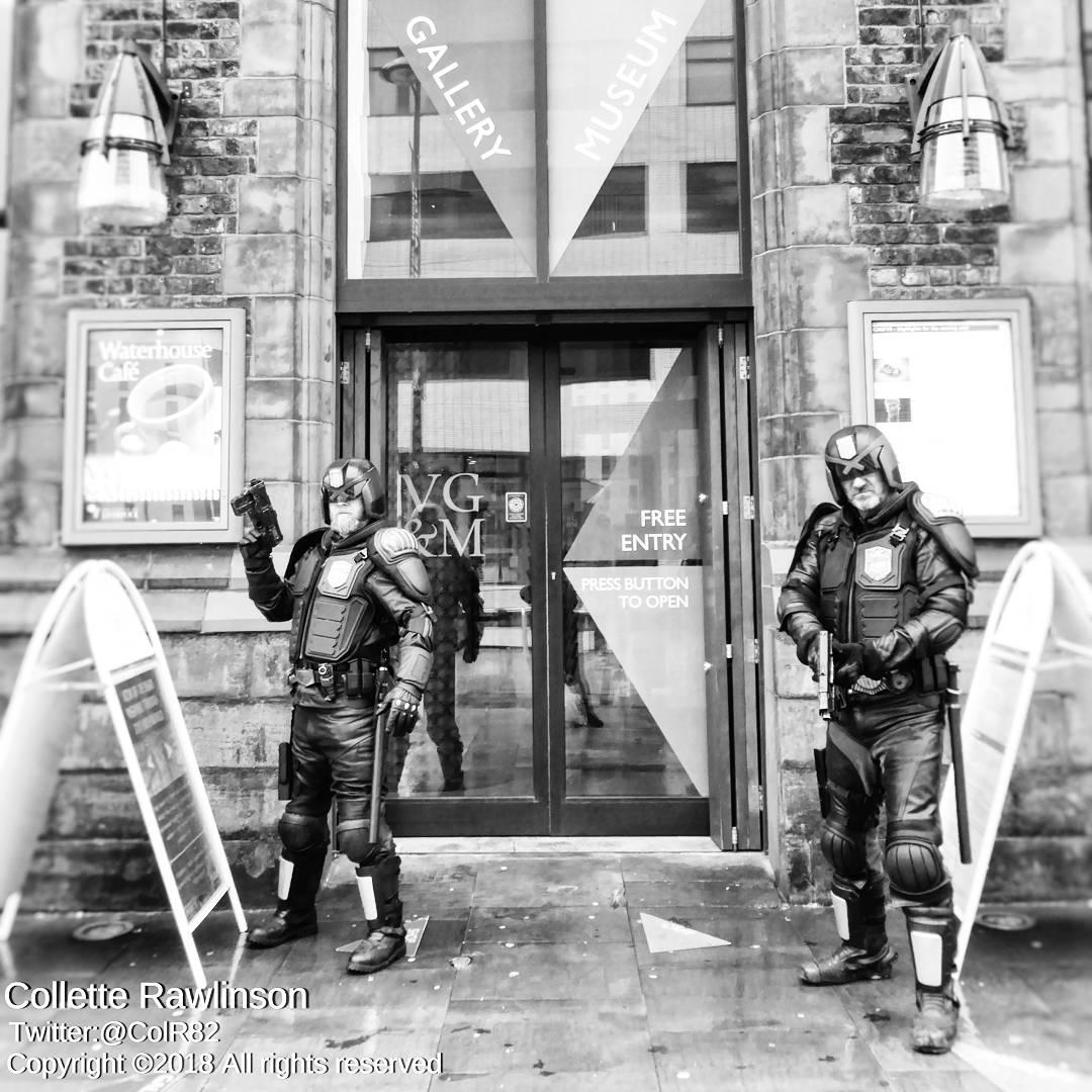 ColR82's tweet photo. Got to see this exhibition @VictoriaGallery @RazorJackRealm @PeteCityPrice @YOLiverpool @itsliverpool  #BeyondDredd https://t.co/mGtLOVOPcr