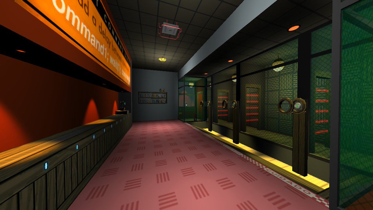 MikeyHay's tweet photo. Released a new Quadrilateral Cowboy map: The Verbose Vault Venture! A heist involving a multi-layered security system and an additional five-factor authentication containment unit 🏦💸 https://t.co/DTbVxONW7r #quadrilateralcowboy #hacking #blendogames #idtech4 #leveldesign https://t.co/WQYO6wkrQ7