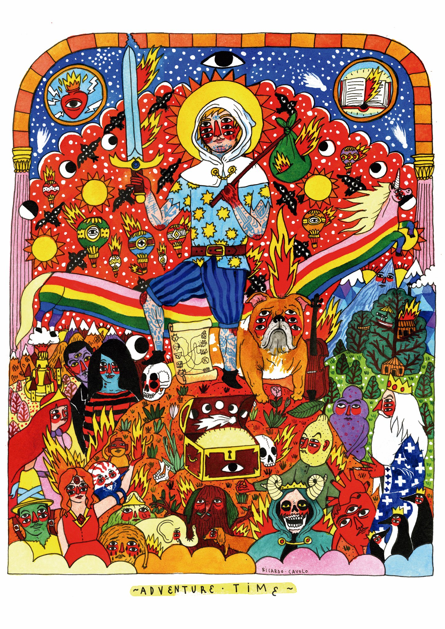 Cavolo on Twitter: "ADVENTURE TIME FOREVA #ricardocavolo # adventuretime #art #illustration #fantasy / Twitter