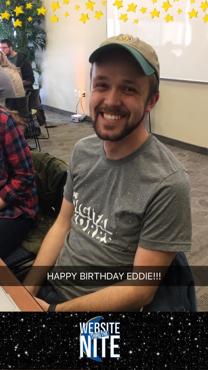 websitenite's tweet photo. Happy Birthday Eddie! 🎉 #WTTN https://t.co/fpQmhfMxs7