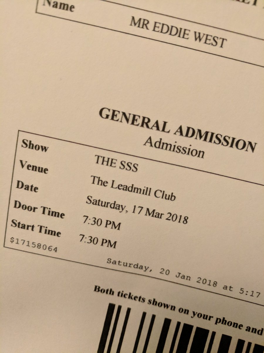 eddiewest88's tweet image. @_theSSS couldn't miss your last gig. Let's make it a good'un!!! @richgouge