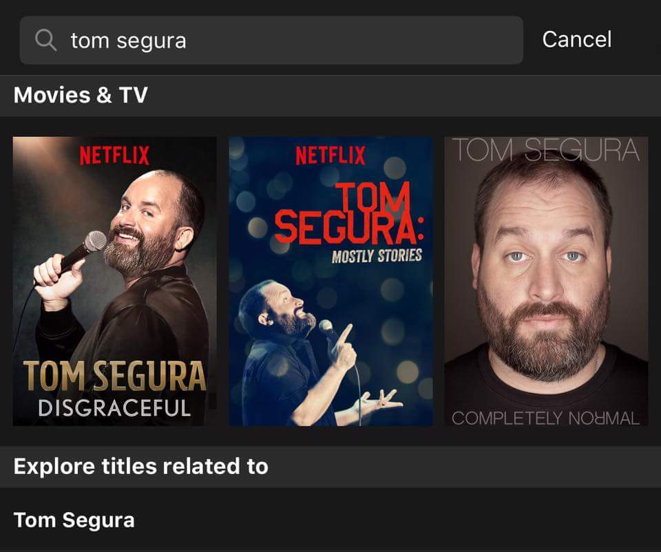 Report any post from this human piece of feces.  He seems to be the same type of trash as Larry The Cable Guy and likes to make fun of adults and children with downs syndrome. Let netflix know this kind of crap isn't cool.