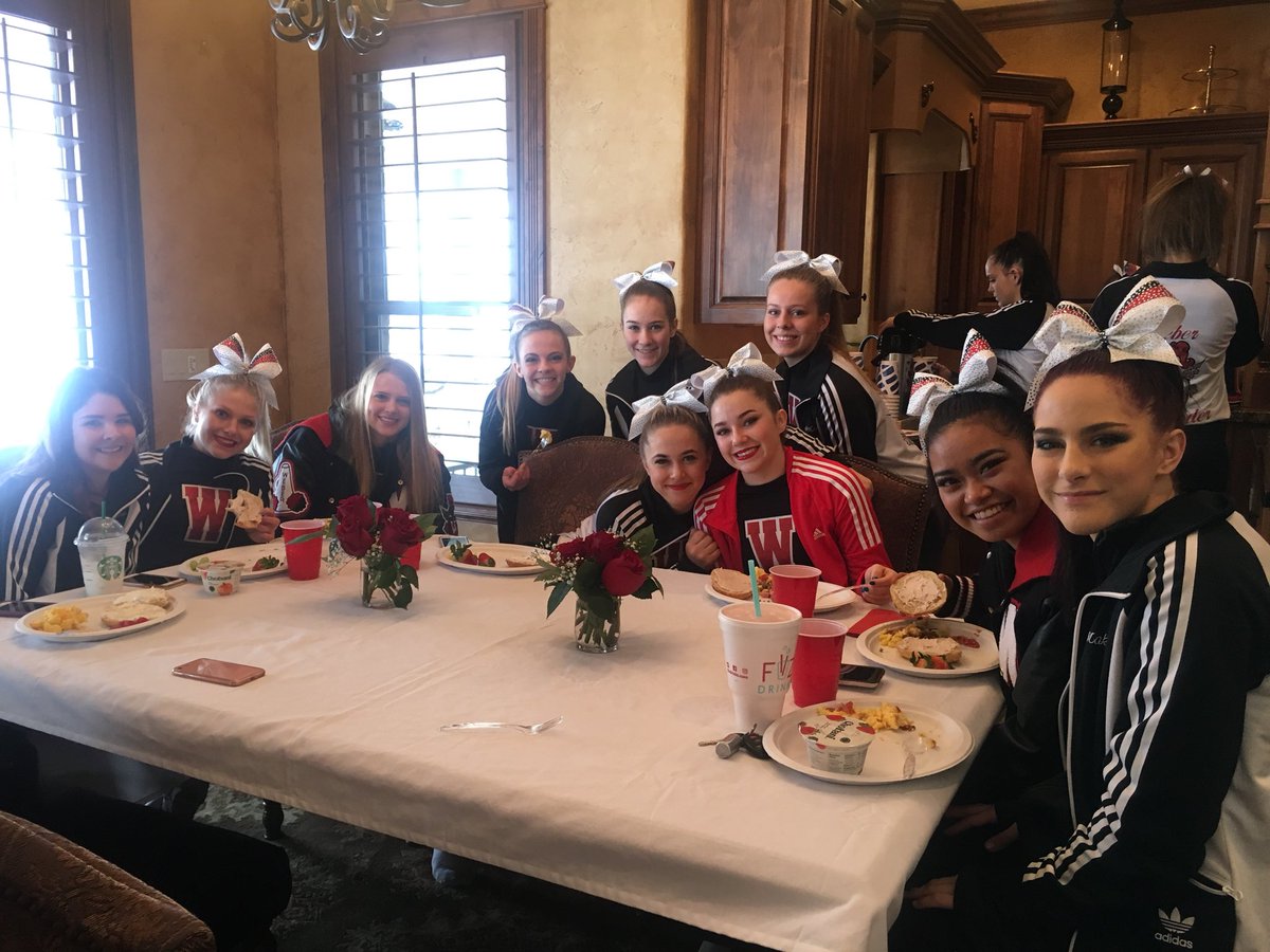 WeberCheer's tweet photo. Cheer on your weber high cheerleaders at their REGION COMPETITION. The girls perform at 2:30 at copper hills! Go weber❤️ https://t.co/QyqsnS6XB5