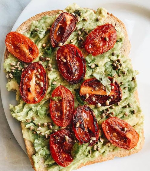 SliceX_Board's tweet photo. Avocado Toast Week Award #7: Jane 🌿 for Sauteed Tomatoes, Basil, & Hemp seed as well as overall mastery of avocado toast.
https://t.co/NGfOMUEZsj
.
.
.
#coconutoil #avocadotoast #avocado #guacamole #plantbased #sliceX #vegan #vegetarian #foodporn #hempseeds #cherrytomatoes #yum https://t.co/HHr6RqB4R2