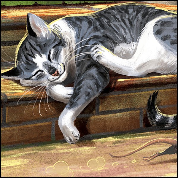 MagneticPress's tweet photo. #TheDailyPanel - "Cat nap" from #LITTLETAILS ON THE FARM by @Akaydo &amp; Brrémaud https://t.co/63BdrGlDEn https://t.co/BqsNixsZ2a