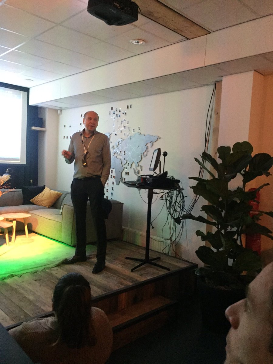 Textkernel's tweet photo. Last week's roadmap meeting 2018 - @jakubzavrel about the upcoming year: #growth, expansion and R&amp;D. Expect lots of cool stuff! #AI, #ML #DL https://t.co/ddtML7LfHE