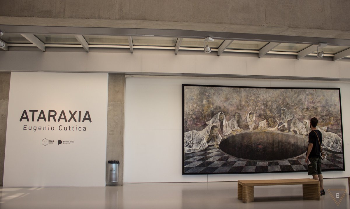 (GALERÍA DE IMÁGENES) Eugenio Cuttica llegó al Museo MAR con Ataraxia bit.ly/2FXJsTH