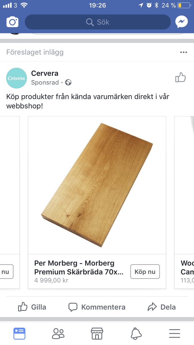 Per Morberg tar priset för dyraste träplankan är en sak som är säker..
