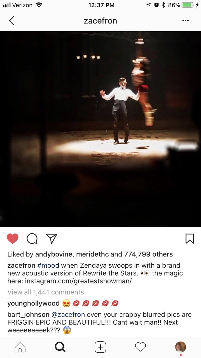 kelledalder's tweet photo. Bart Johnson commenting on all of Zac Efron’s photo is EVERYTHINNNNG #HSM4EVER https://t.co/lzFii0ulDo
