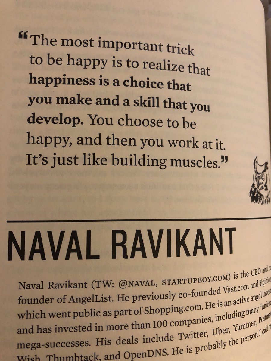 CrazyRichAsian9's tweet image. Wisdom of the week. @naval @ToolsofTitansTG #toolsoftitans