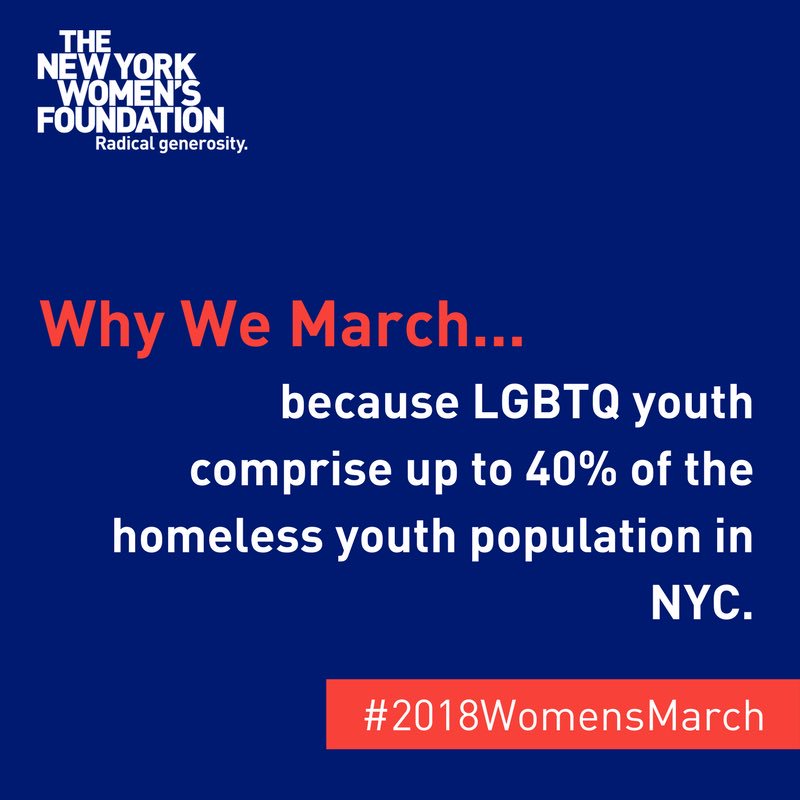 NYWomensFdn's tweet photo. Why we march... #2018WomensMarch https://t.co/iI0b66auhz