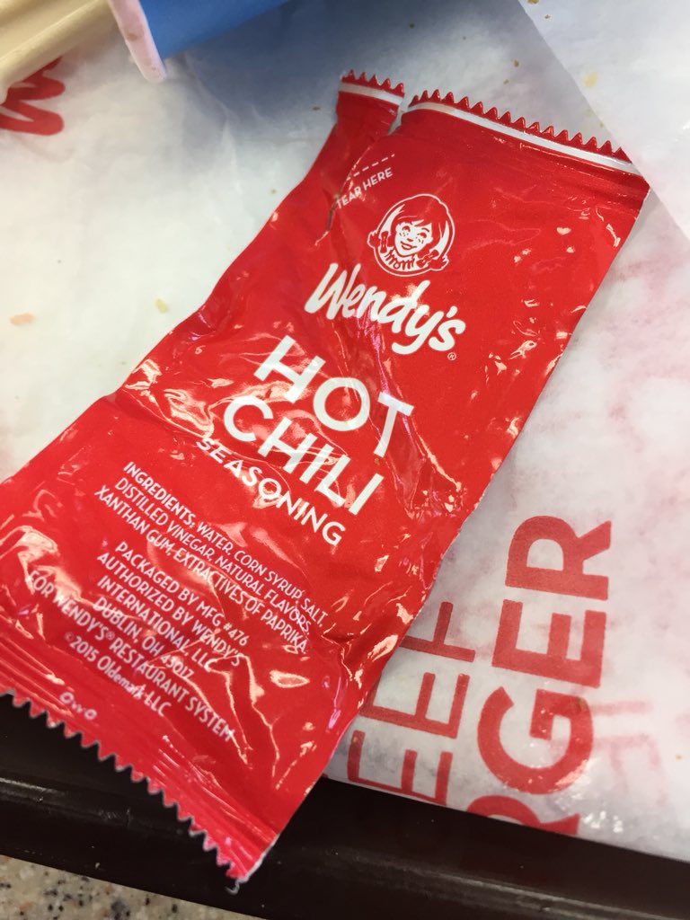 LoLoEversolo's tweet photo. @Wendys where can I get some of this delicious chili oil other than in these tiny packets...I’m obsessed and eat it on everything...I need a gallon 😍 https://t.co/dXkjBiJ66J