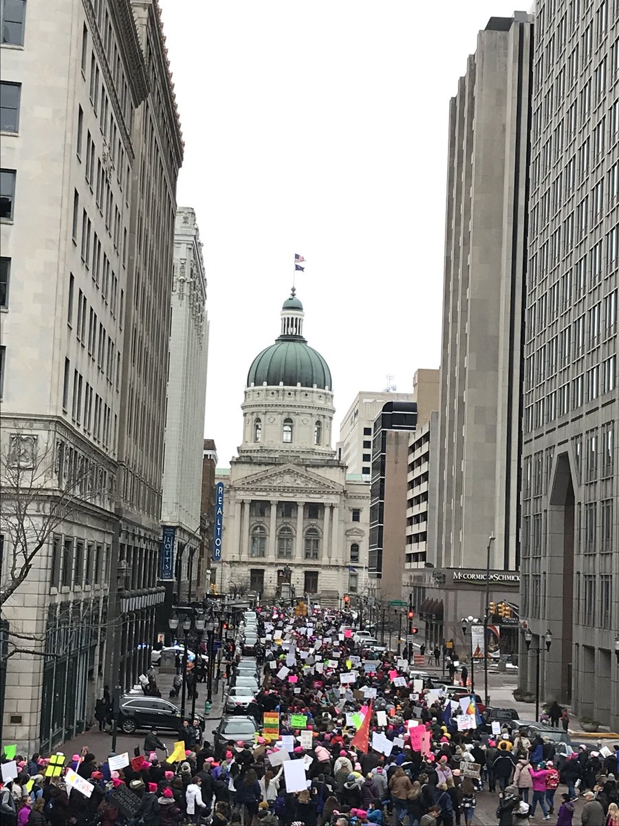 PPAAEast's tweet photo. Signing off at the Indianapolis Women’s March! We can’t wait to see our friends in Lexington march! #PPINKY https://t.co/8Da5PJfsw8