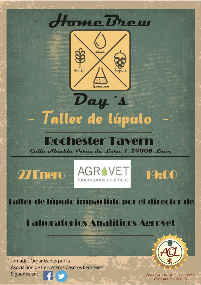 ACCLeoneses's tweet photo. Taller sobre lúpulo. https://t.co/L4ocStUDo4