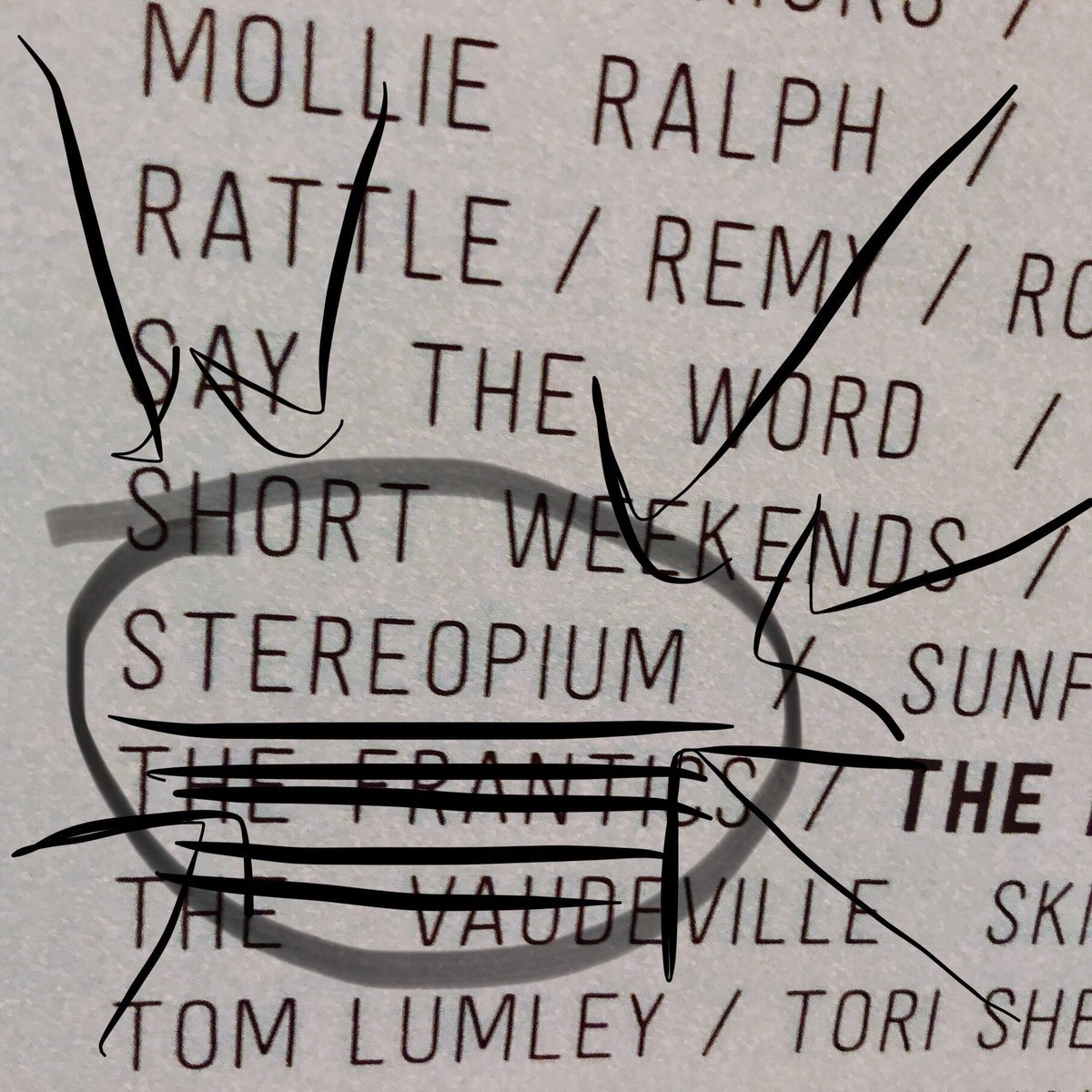 stereopium's tweet photo. Subtle hint @Beat_Streets_ #firstgig @RoughTrade https://t.co/QRUTM8pWSw
