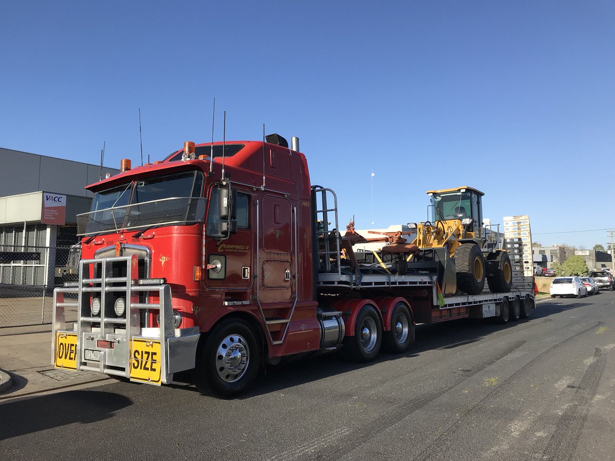 CTS_Andy's tweet photo. Couple of shots for the week... #campbellstransportservices #canberra #woorndoo #anakie #cat140m https://t.co/IEpsoxbYiD