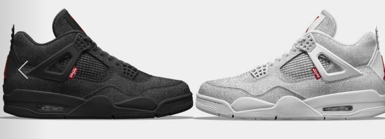 thesolesupplier's tweet photo. Levi’s x Jordan 4 to launch this summer in another two colourways

https://t.co/dpZT0hc54g https://t.co/UR4SODuwXo