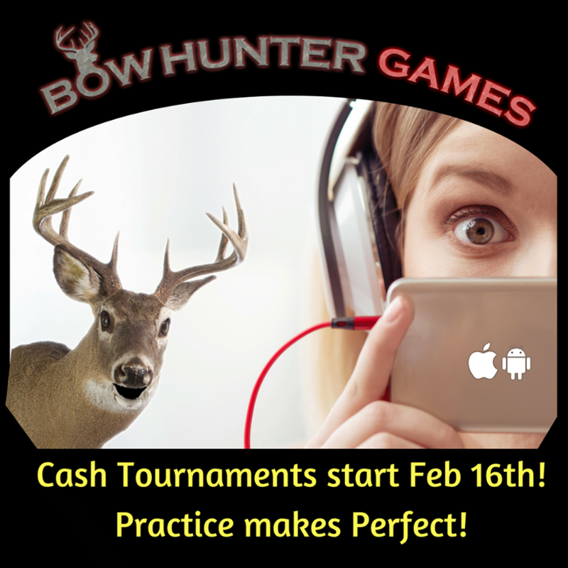 BowHunterGame's tweet photo. Play #BowHunter2017 cash tournament! Held Feb 16th - 18th! Amazing #hunting grounds, #Tournament with prizes, and tons of upgrades! #Android #IOS #app #games #deerhunting #freetoplay #archery #archerylife #bowfight https://t.co/Nb8UArtfUc https://t.co/R2rhjK4mTC