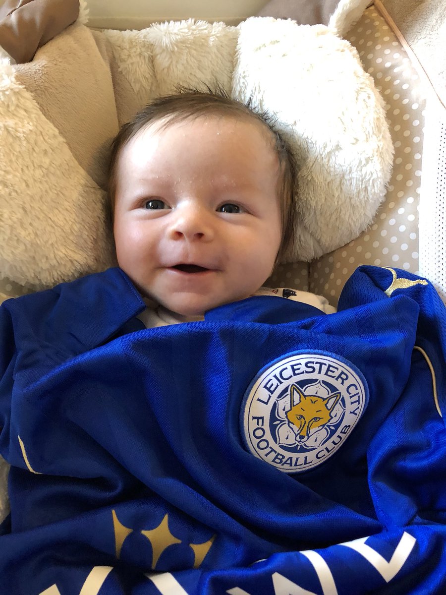 Go Leicester! Little fan watching from DC! #MyPLmorning #LCFC #LeicesterCity