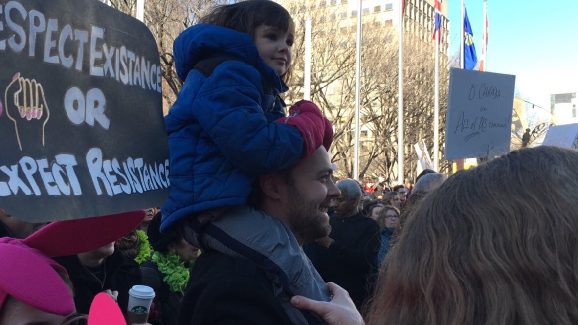 Glad to see @grahamsucha and his family here at #womensmarchyyc today!